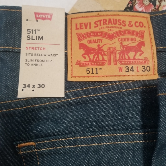 Levi's 511 Slim Stretch 34×30 - Picture 2 of 2